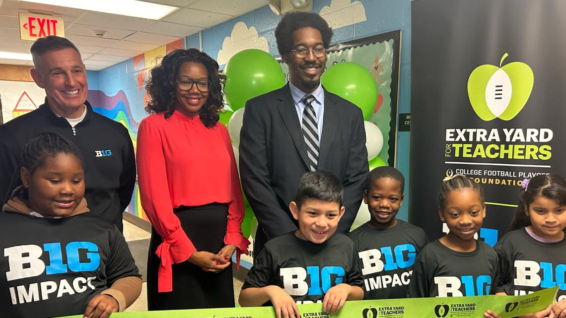 Big Ten surprises IPS school with new media center [Video]