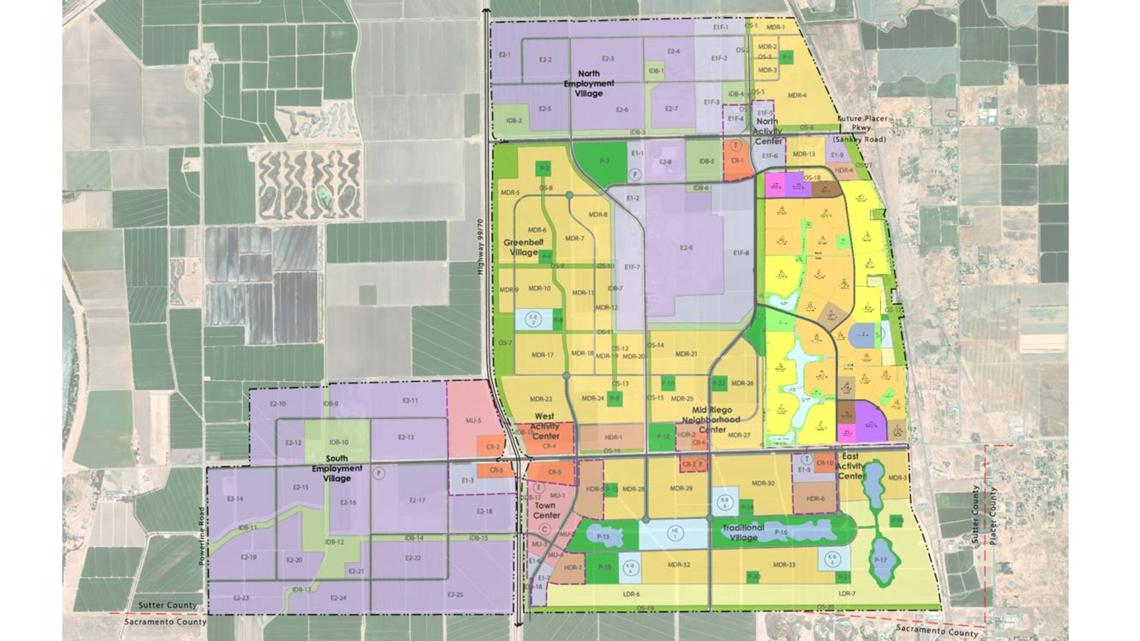 Sutter County: Sutter Pointe housing, community development under construction [Video]