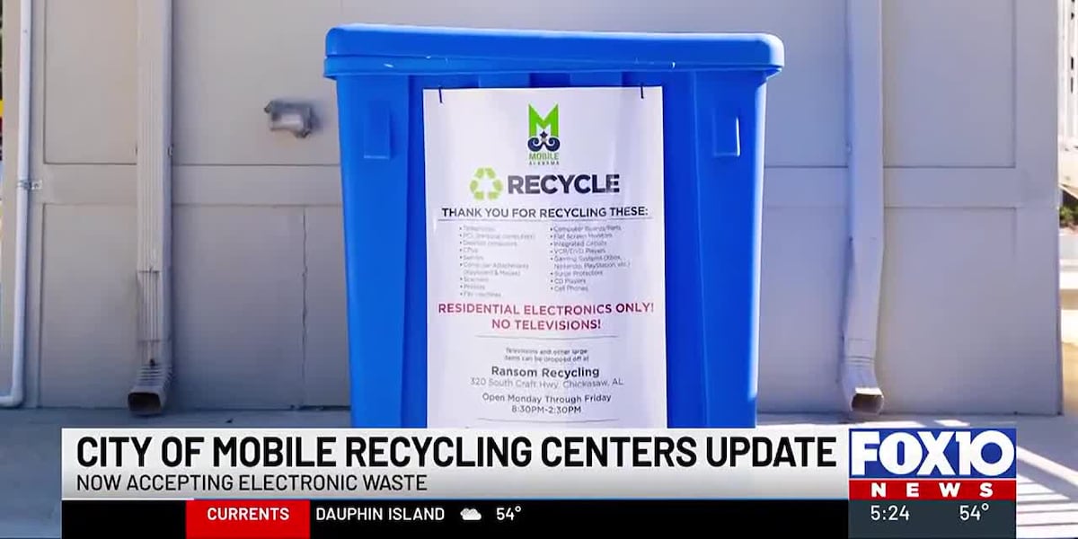 Partnership between the city and recycling company helps keep electronic waste out of landfills [Video]