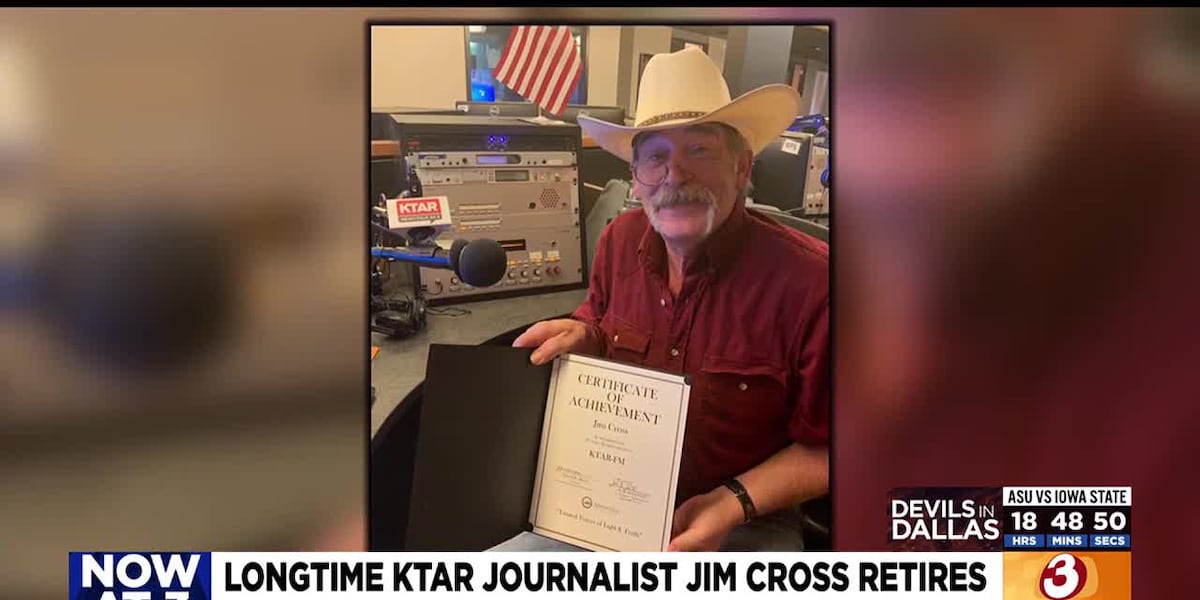 Longtime KTAR News radio journalist Jim Cross retires [Video]