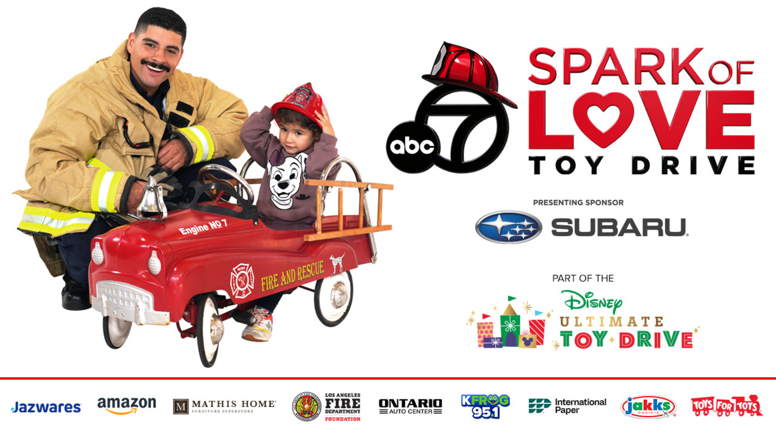 ABC7 Spark of Love Toy Drive 2024 – You can help firefighters deliver hope to thousands of local kids [Video]