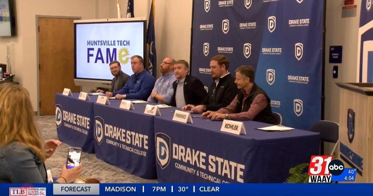 Drake State holds signing ceremony for new tech program | Video