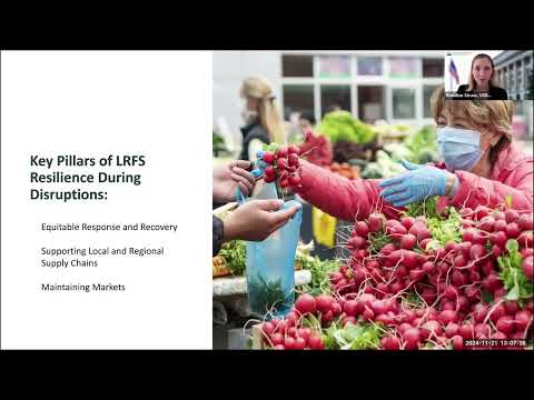 The Local and Regional Food Systems Resilience Playbook [Video]