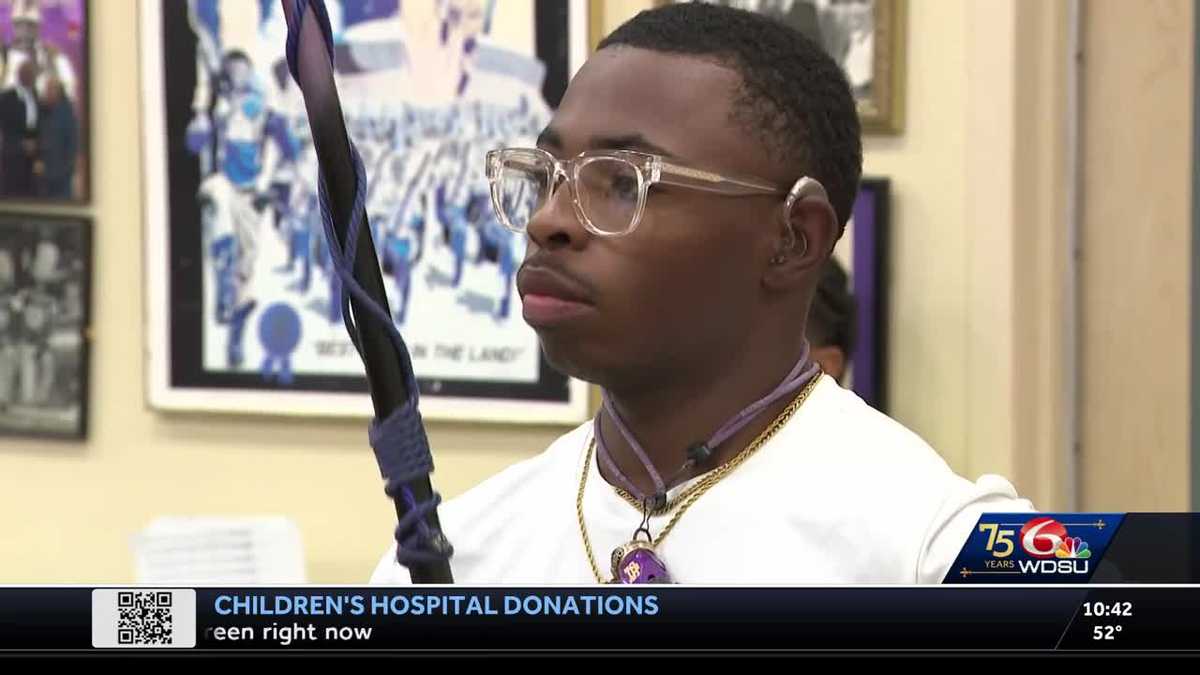 New Orleans St. Augustine High School drum major with hearing loss [Video]