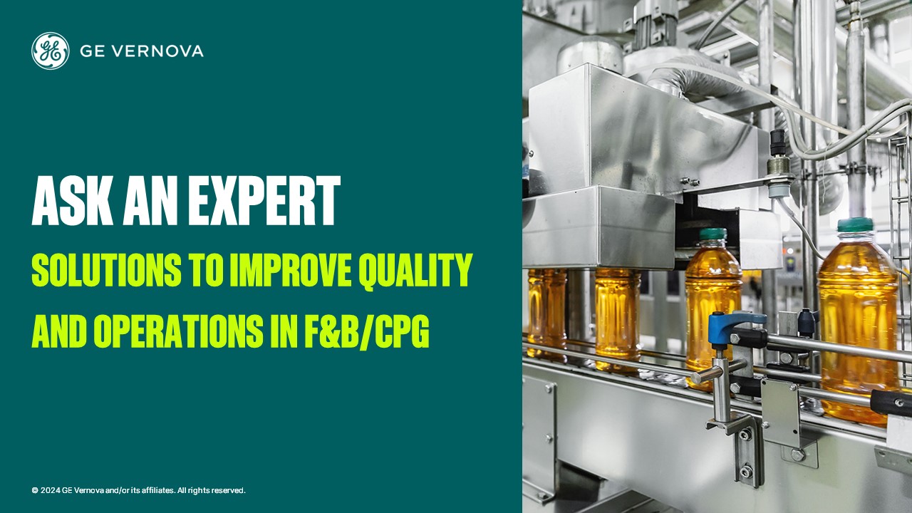 Here to help: FB/CPG Solutions to improve quality and operations [Video]