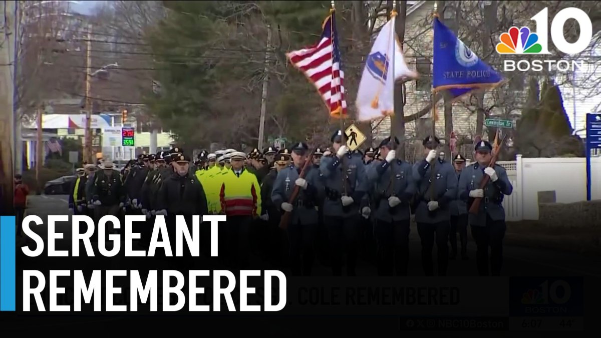 Public wake held for officer killed in Thanksgiving crash  NBC Boston [Video]