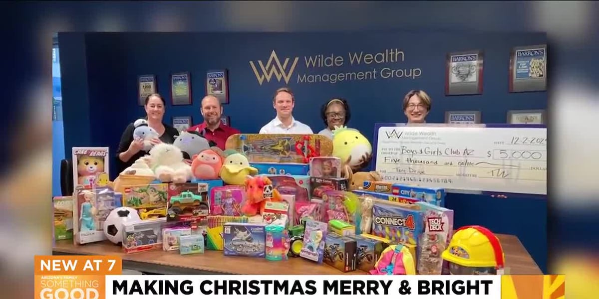 Scottsdale financial company donates nearly 350 toys to Arizona nonprofit [Video]