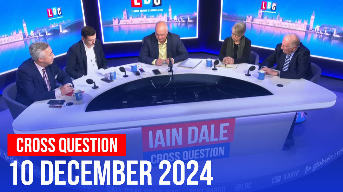 Cross Question with Iain Dale 10/12 | Watch Again [Video]