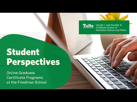 Online Graduate Certificate Programs | Friedman School [Video]