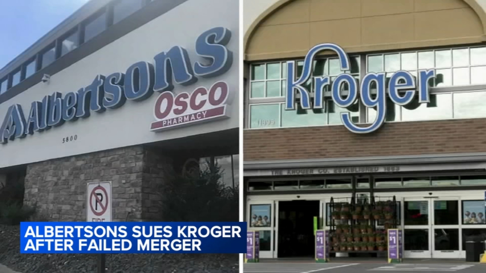 Albertsons gives up on Kroger merger and sues the grocery store chain for failing to secure deal [Video]