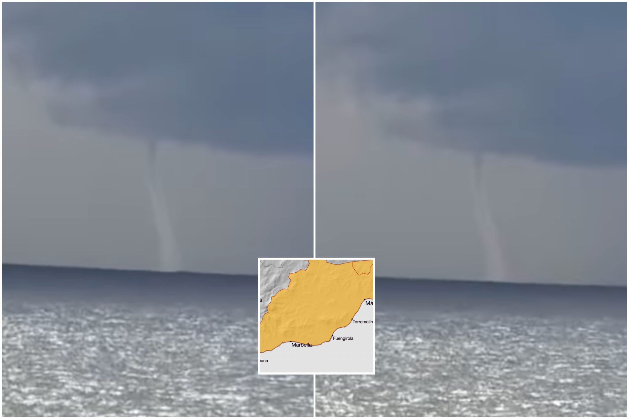 Watch: ‘Water tornado’ forms off Spain’s Costa del Sol ahead of orange level storms [Video]