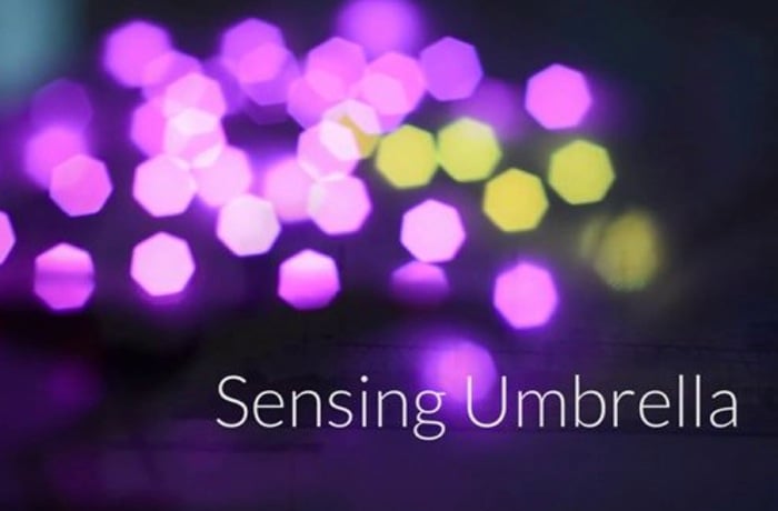 Arduino Air Quality Sensing Umbrella (video)