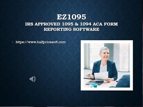 New 2024 ez1095 Affordable Care Act Software Offers In-House Processing For Larger Companies [Video]