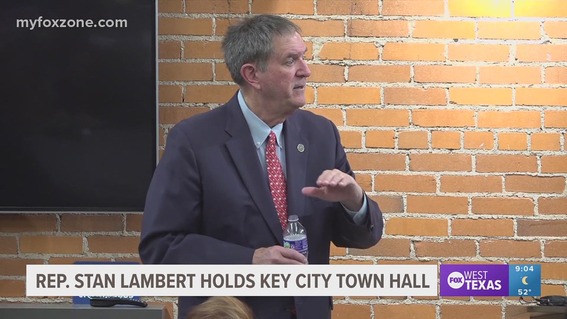 Rep. Stan Lambert holds Key City town hall [Video]