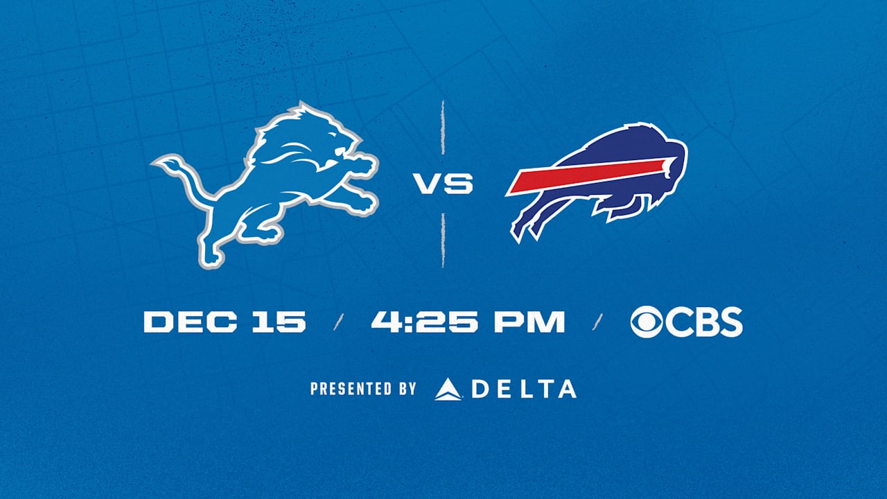 Lions vs Bills: Week 15 Gameday Trailer [Video]