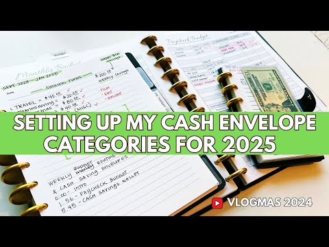 Setting up my Cash Envelope Saving Categories [Video]