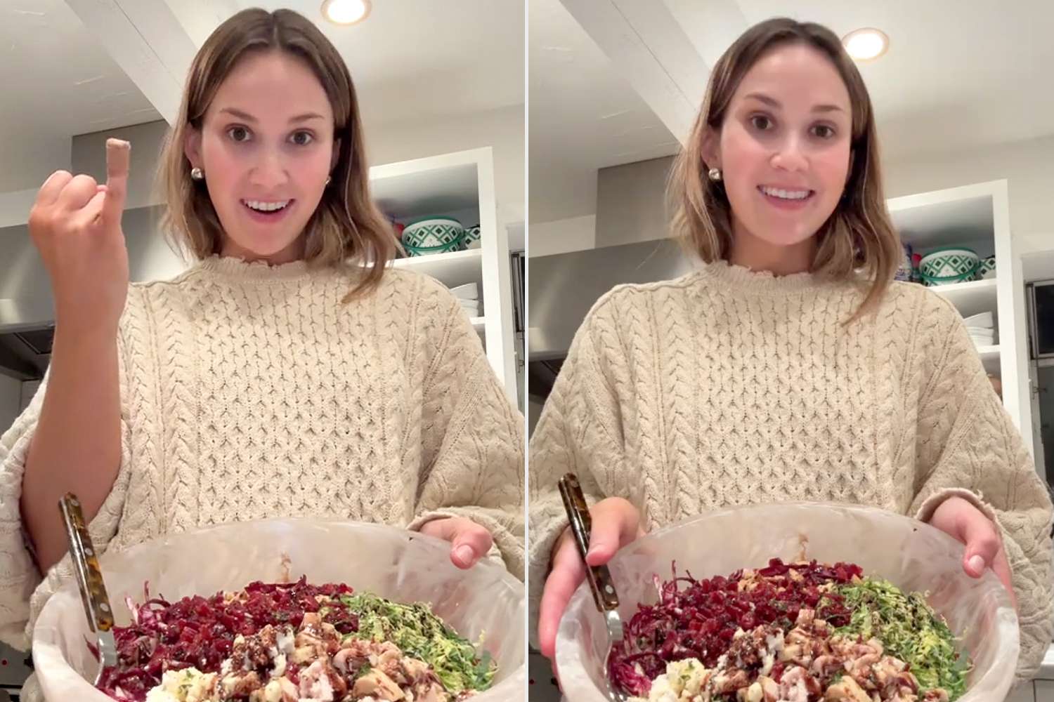 Influencer Says Favorite Salad Recipe Almost Cost Her Tip of Her Finger [Video]