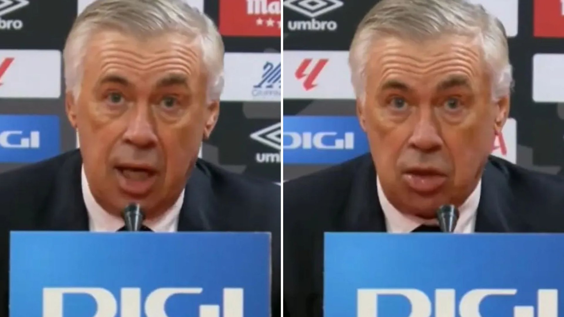 Fans convinced Carlo Ancelotti, 65, has had lip fillers as reason for Real Madrid manager’s swollen mouth is revealed [Video]