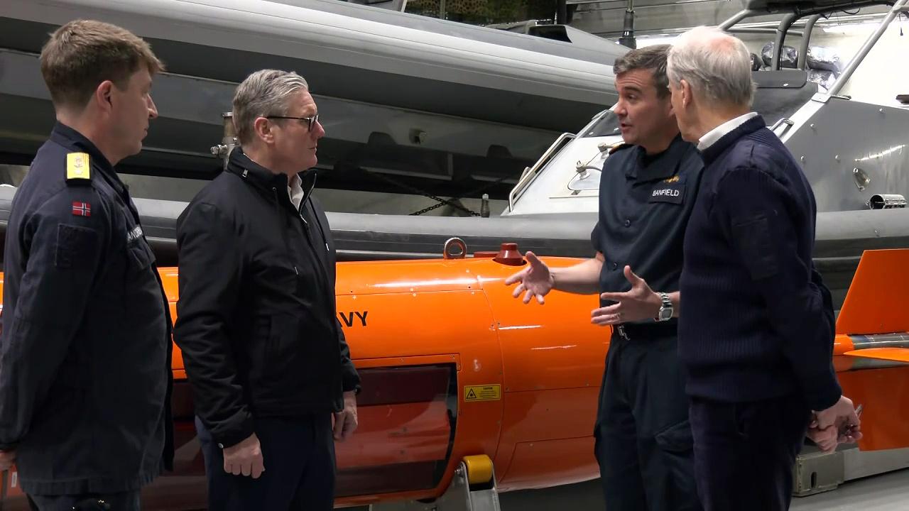 Starmer takes a tour around a Norwegian naval [Video]