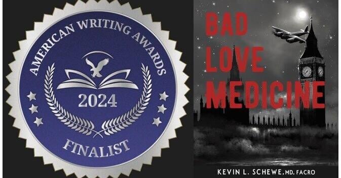 Bad Love Medicine by Kevin Schewe Named Finalist by the American Writing Awards in the Fiction: Science Fiction Category | PR Newswire [Video]