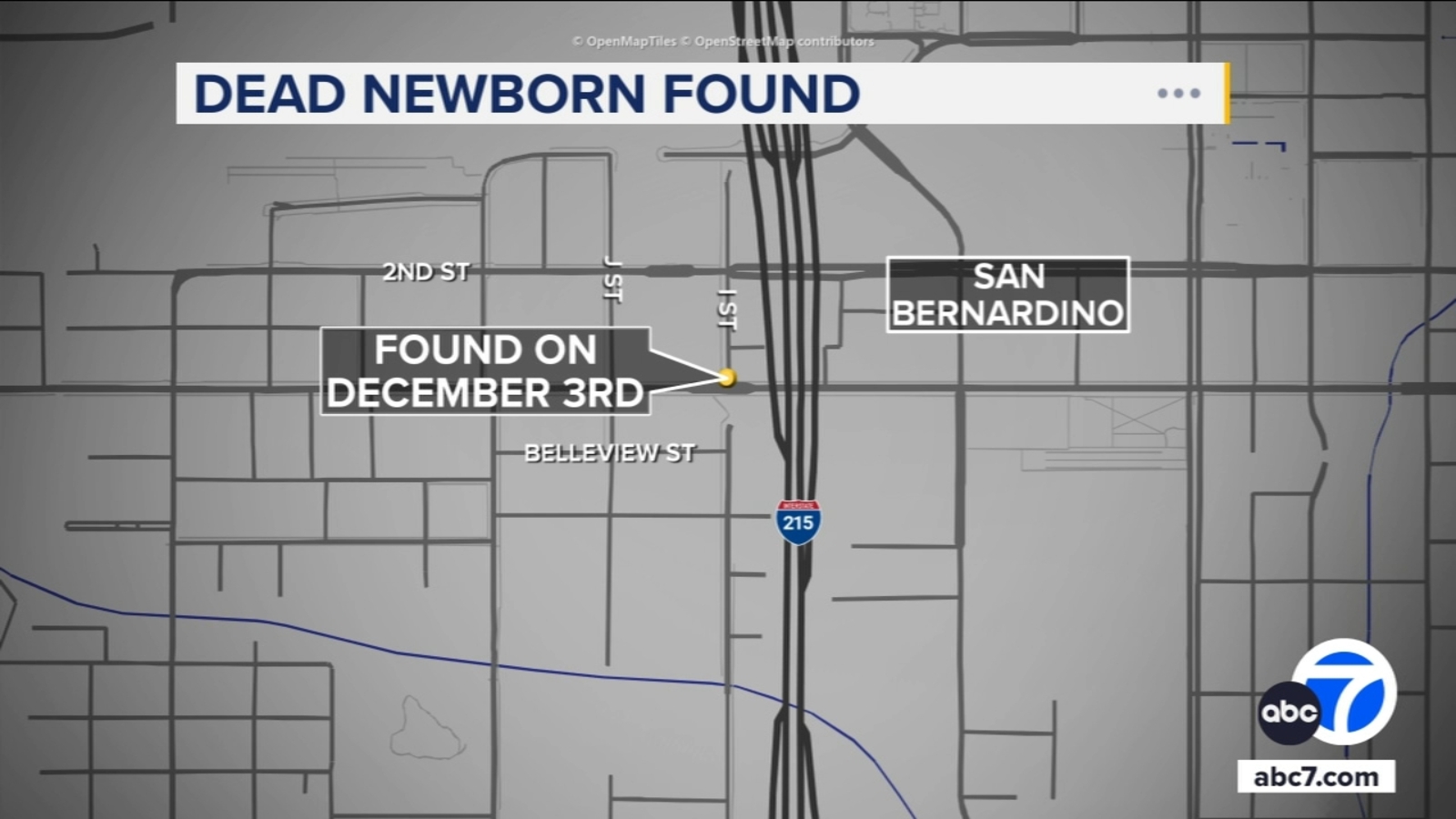 Baby found dead on a San Bernardino sidewalk, prompts investigation [Video]