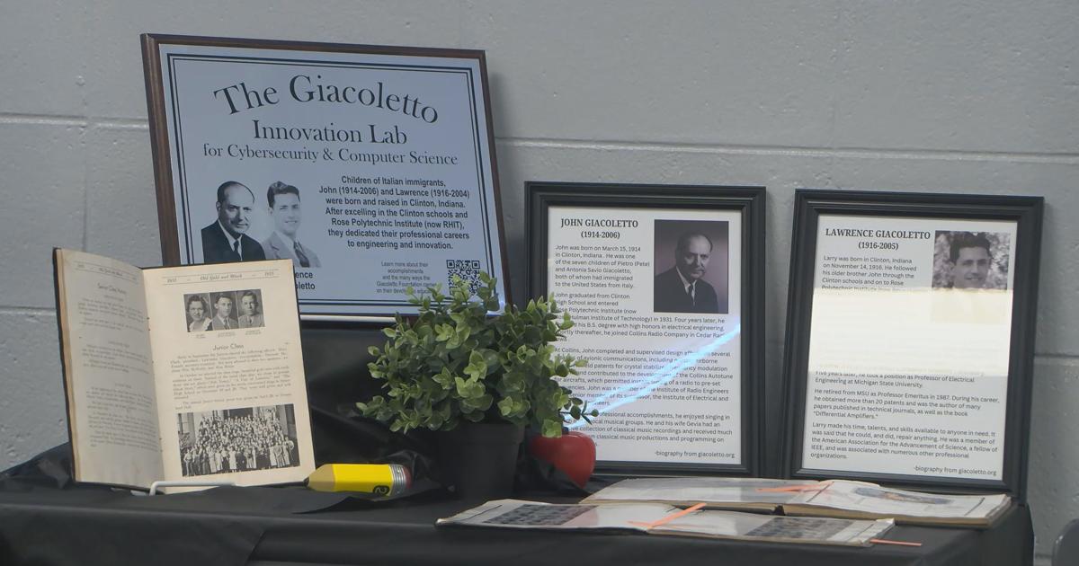 South Vermillion High School is dedicating one of its classrooms to the Giacoletto brothers | News [Video]