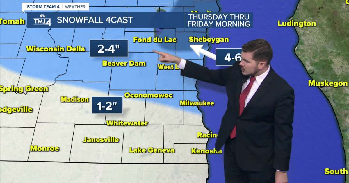 Southeast Wisconsin weather: Tracking Thursday snow [Video]