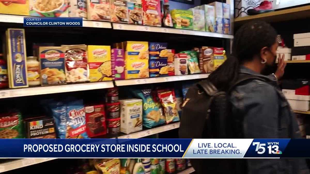 Grocery store going inside Huffman Middle School in Fall 2025 [Video]