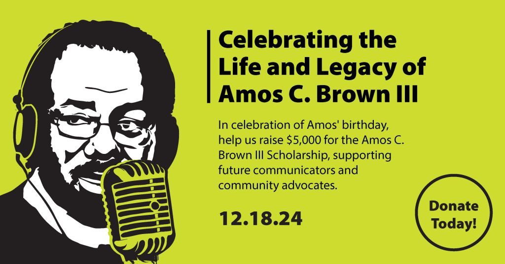 Donate Today! - The Amos C. Brown III Scholarship [Video]