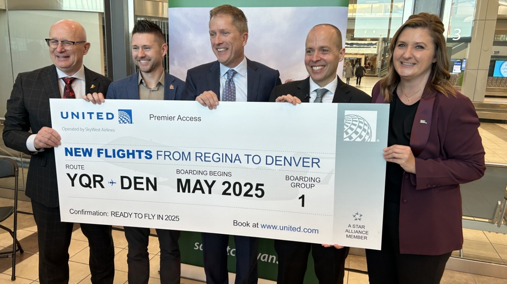 Regina flights: Daily service to Denver coming to Regina in 2025 [Video]