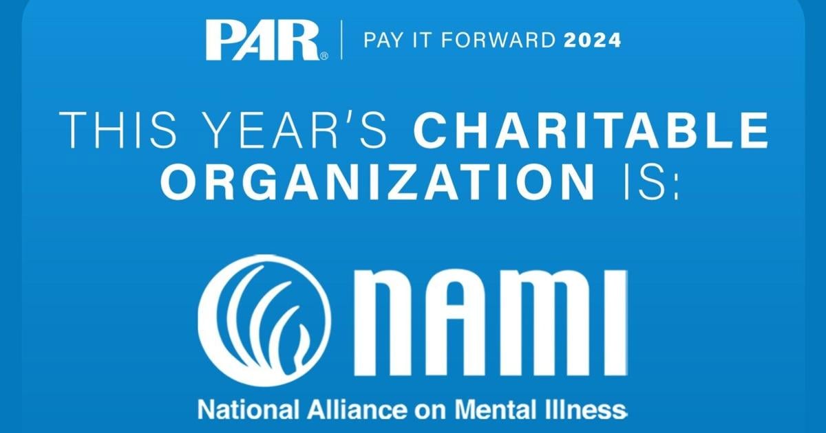 PAR Pays It Forward, Donates to the National Alliance on Mental Illness | PR Newswire [Video]