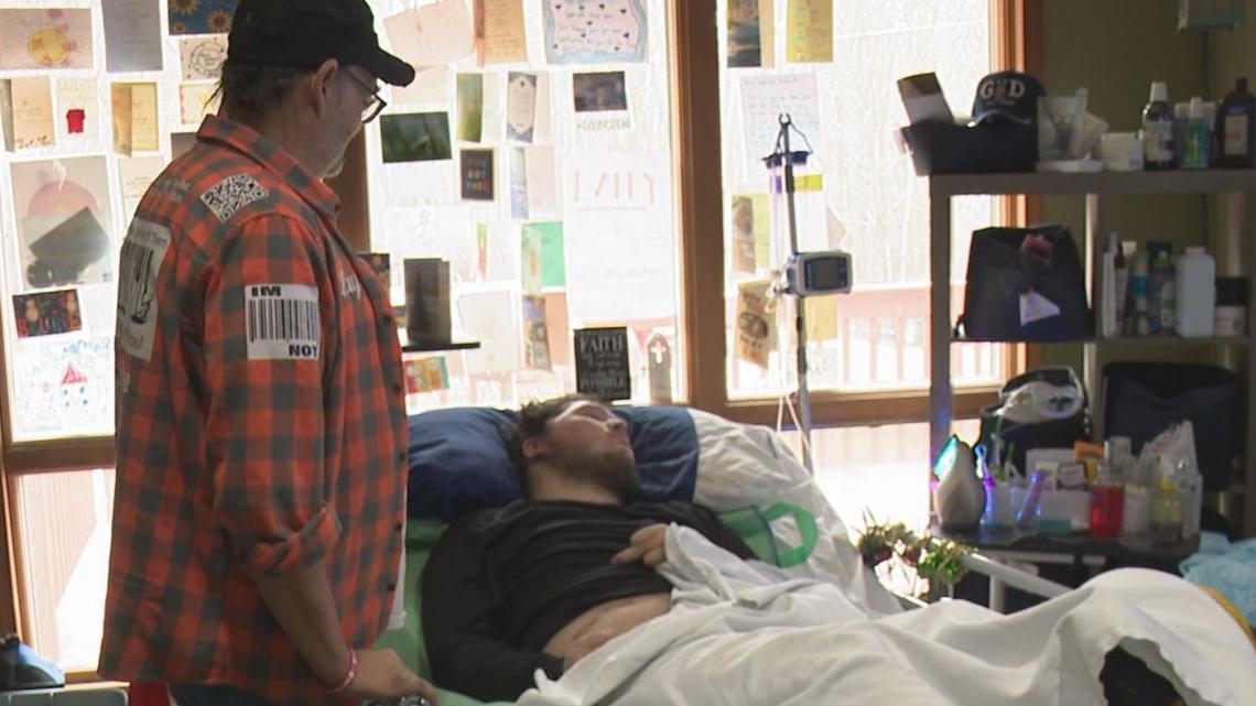 Father of paralyzed teen celebrates signs of recovery with community