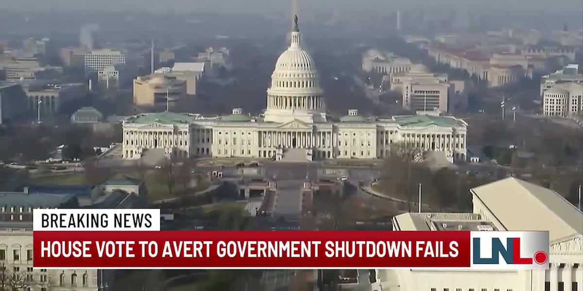 House vote to avert government shutdown fails [Video]