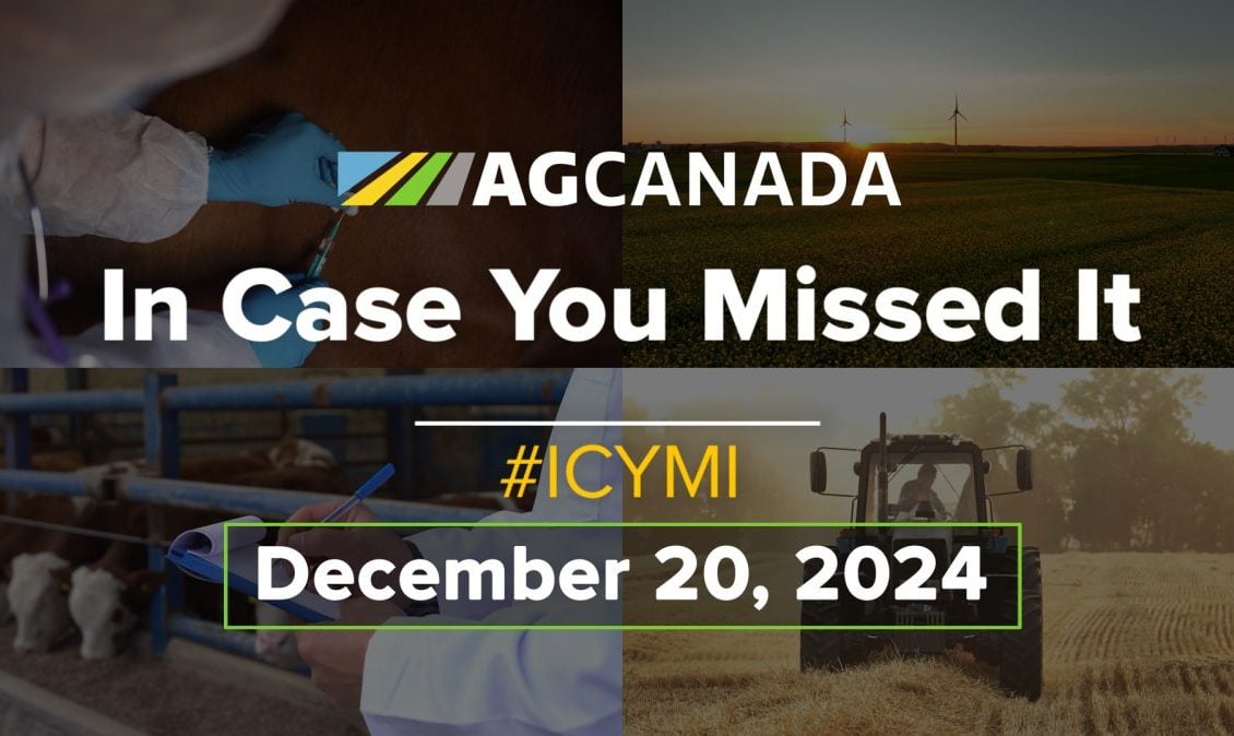 AGCanadaTV: In case you missed it; your national ag news recap for Dec. 20, 2024 [Video]