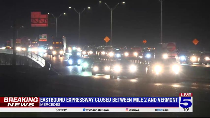 Expressway reopens following grease spill near Mercedes [Video]