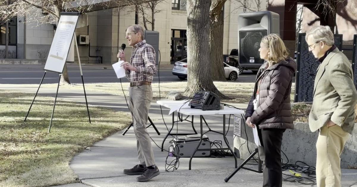 Off the Streets board chair Jim Mack speaks during homeless vigil in Billings [Video]