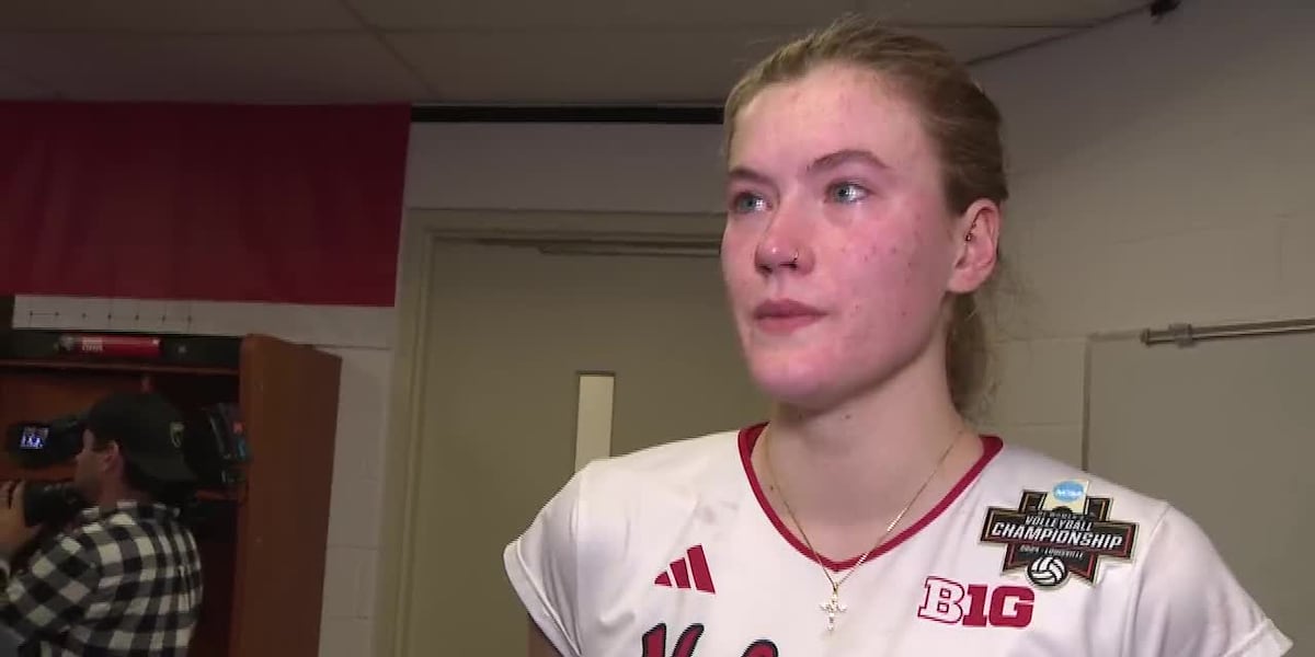 Outside Hitter Lindsay Krause after Nebraska’s loss to Penn State in the Final Four [Video]