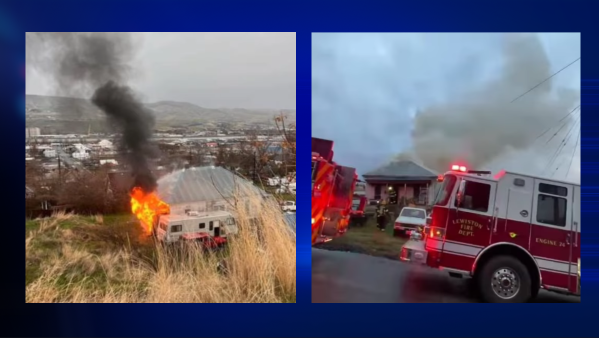 Lewiston firefighters contain building fire [Video]