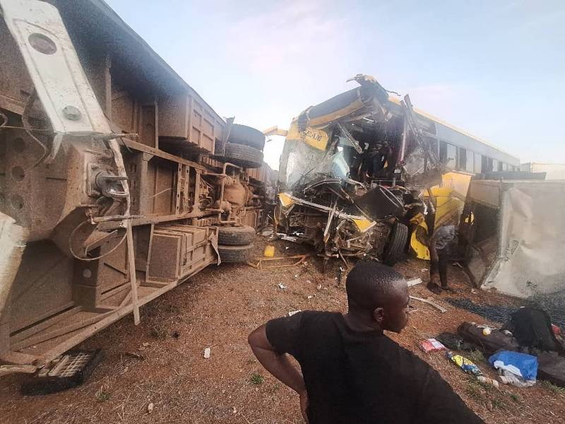 Bloody Christmas holiday as 3 buses collide in deadly accident along Masvingo road (WATCH VIDEO & PICS)