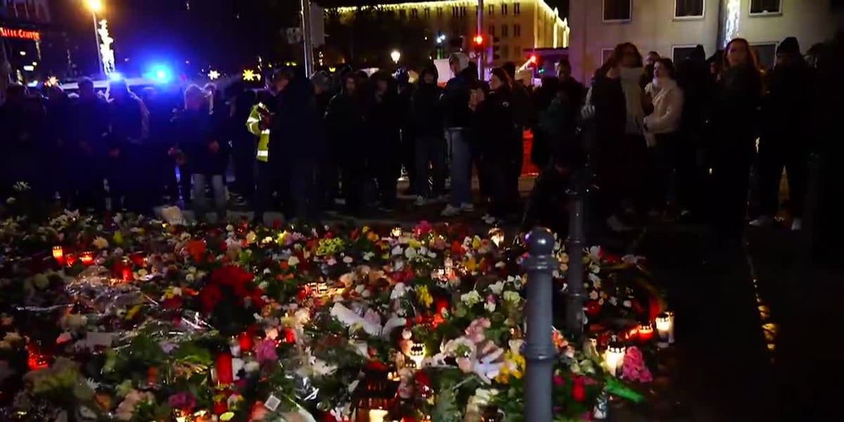 Germans mourn 5 people, including 9-year-old, killed in attack on Christmas market [Video]