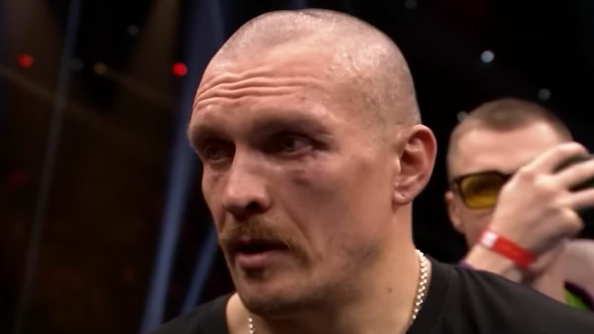 Oleksandr Usyk aims sly dig at Tyson Fury with 