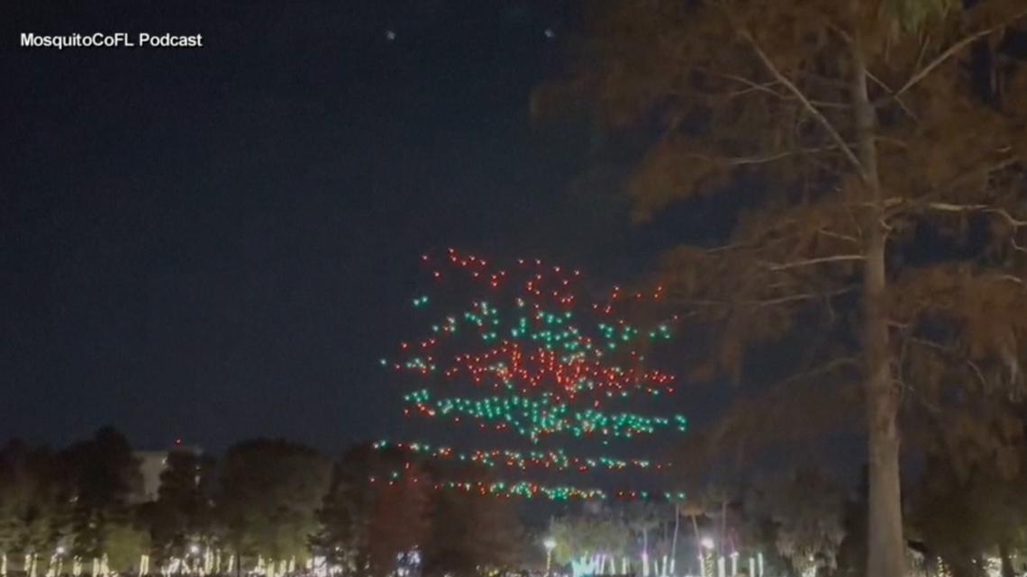 Drones crash, fall on crowd during holiday drone show over Lake Eloa in Orlando [Video]