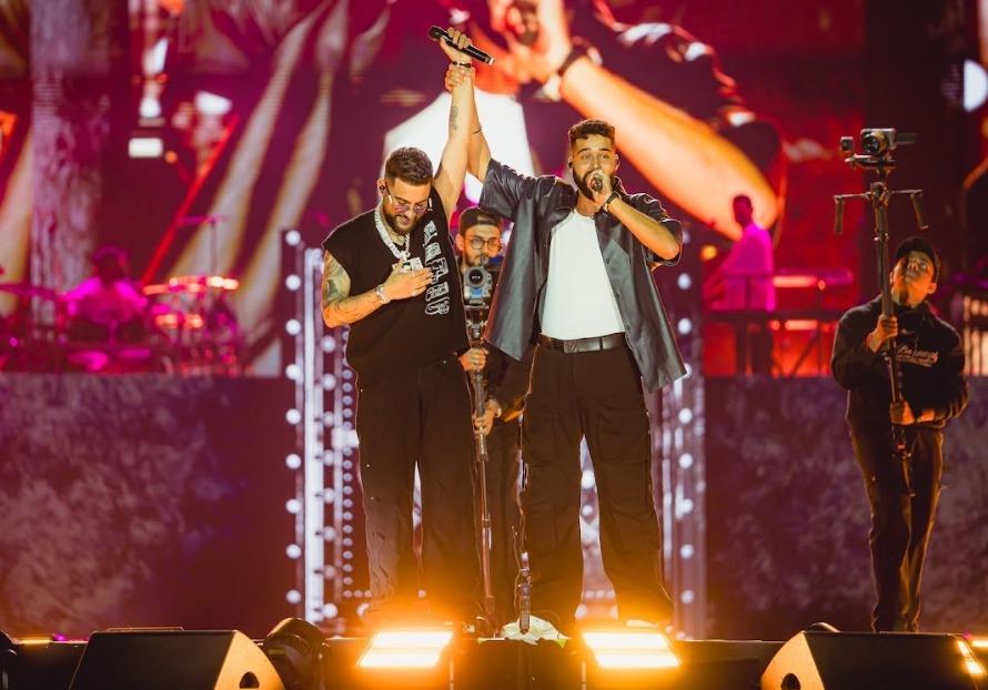 AP Dhillon, Divine bring the house down as they join Karan Aujla at Mumbai gig [Video]