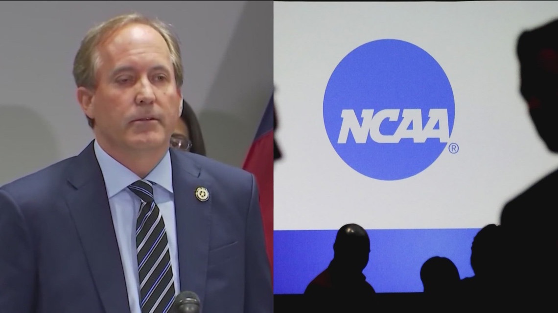 Texas AG Paxton sues NCAA over transgender athletes in women