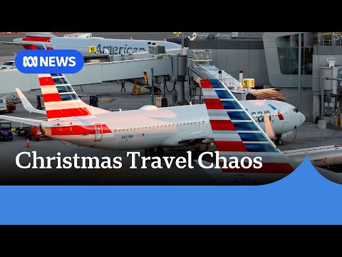 American Airlines outage triggers Christmas travel chaos across US airports | ABC News [Video]