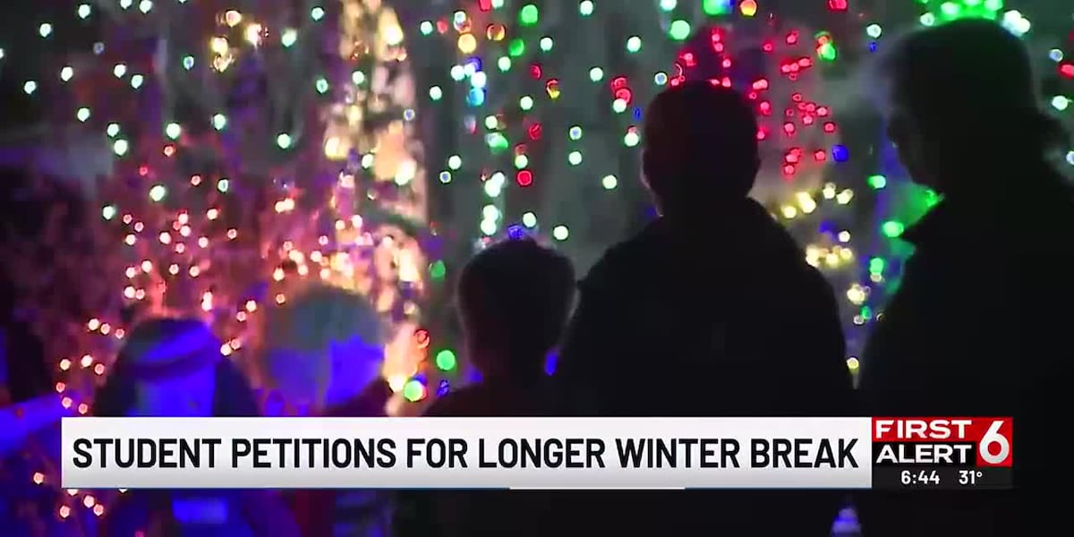 Gretna East student petitions for a longer winter break [Video]