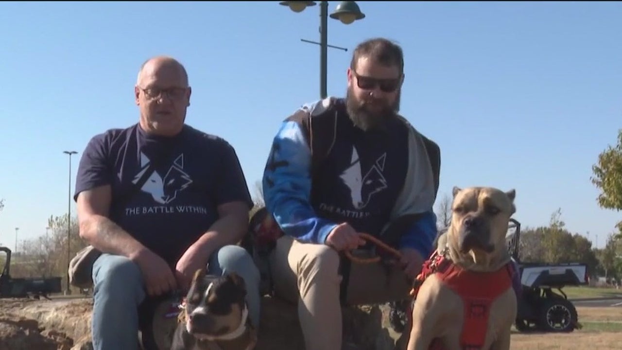 Service dogs helping veterans with PTSD [Video]