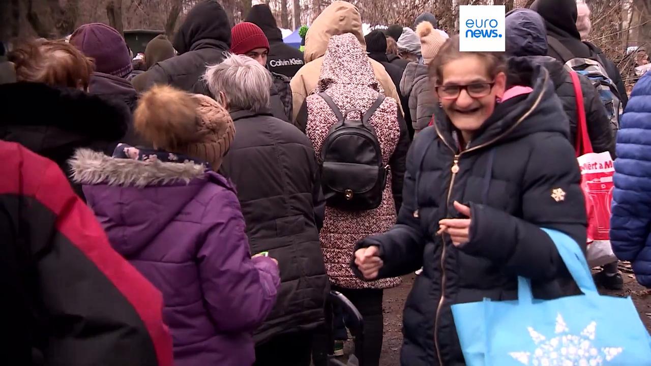 Meals served at Christmas charity event in [Video]