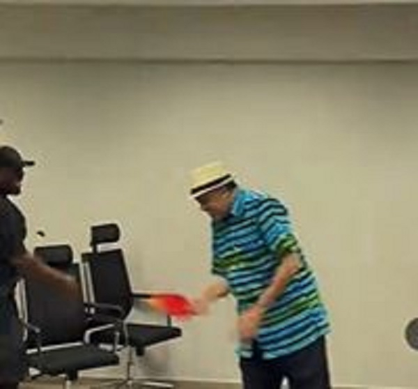 Watch as Bishop Dag Heward-Mills shows off his incredible table tennis skills [Video]