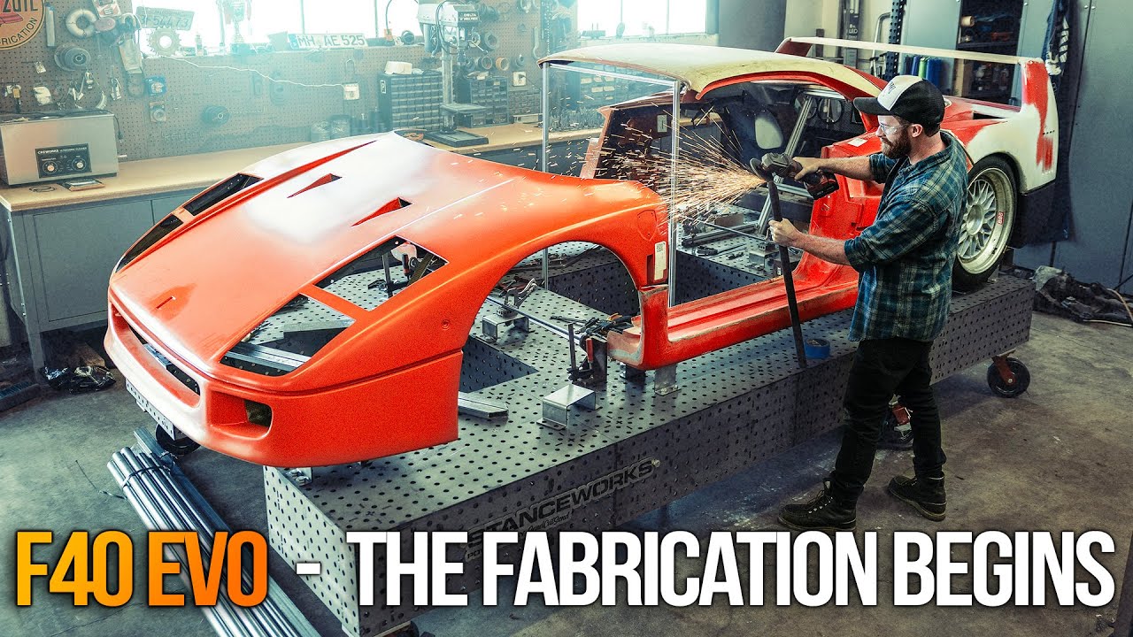 Ferrari F40 - shed build [Video]